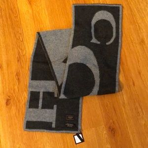 Coach scarf muff - gray and charcoal - NWT
